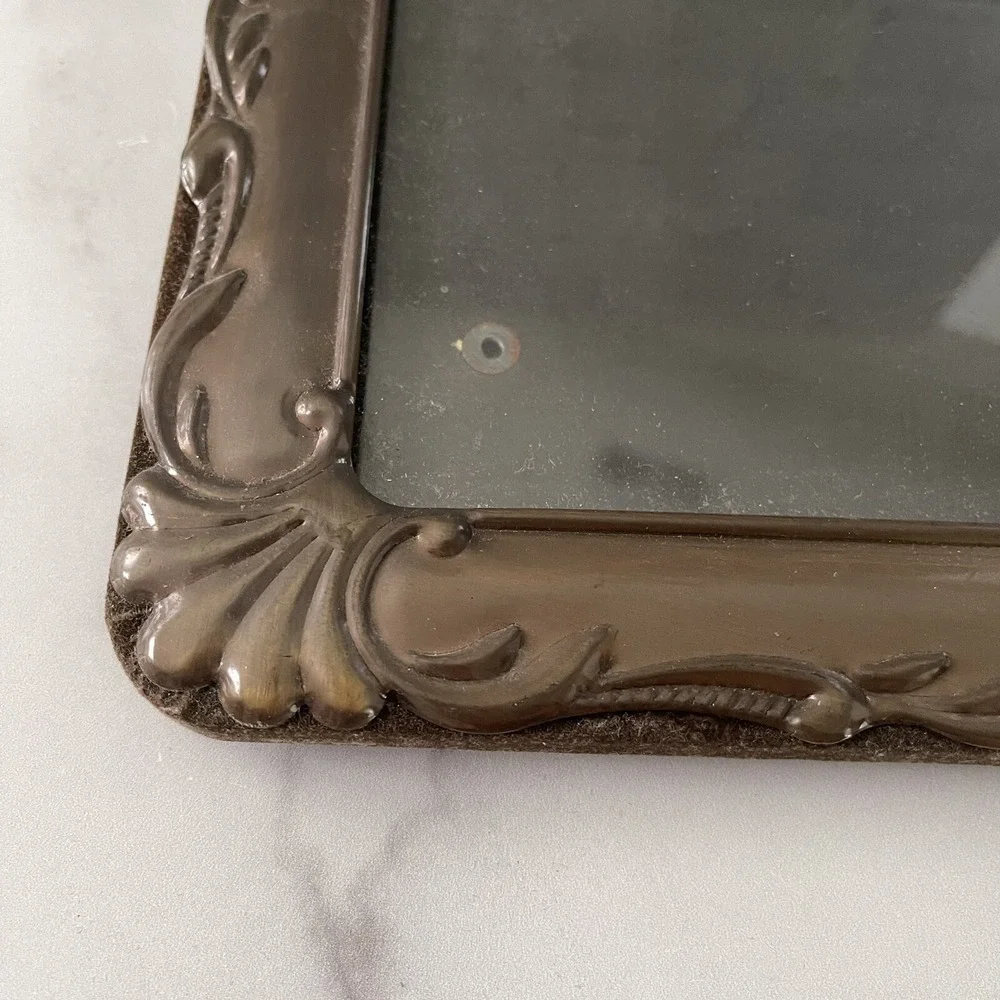 Vintage Picture Frame Dark Gun Metal Color 12
